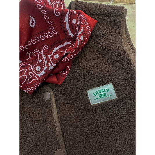 Braune Teddyweste Lovely - KNOCKNOK Fashion