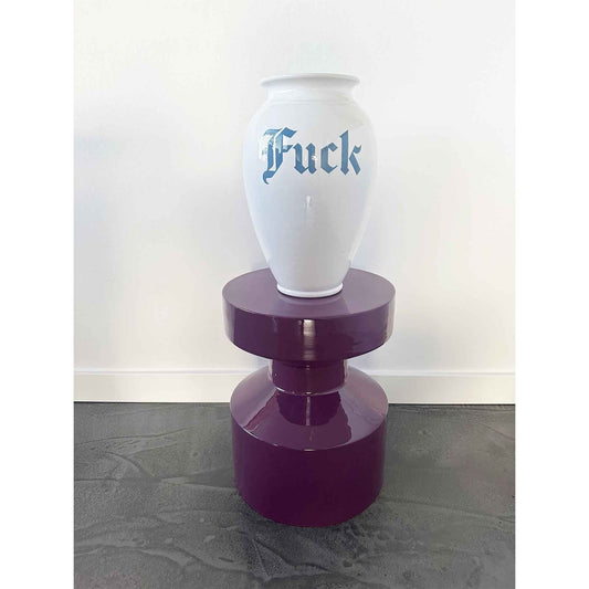 Industrie Design Hocker Dunkellila - KNOCKNOK Fashion