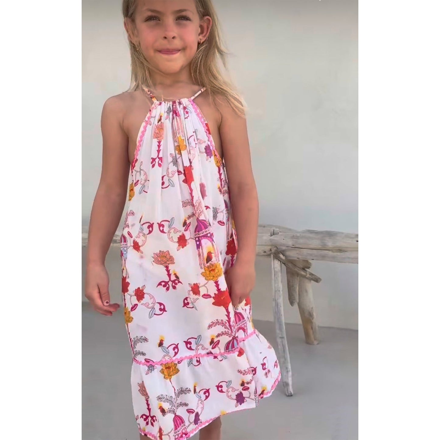 Kinder Sommerkleid Birdhouse - KNOCKNOK Fashion