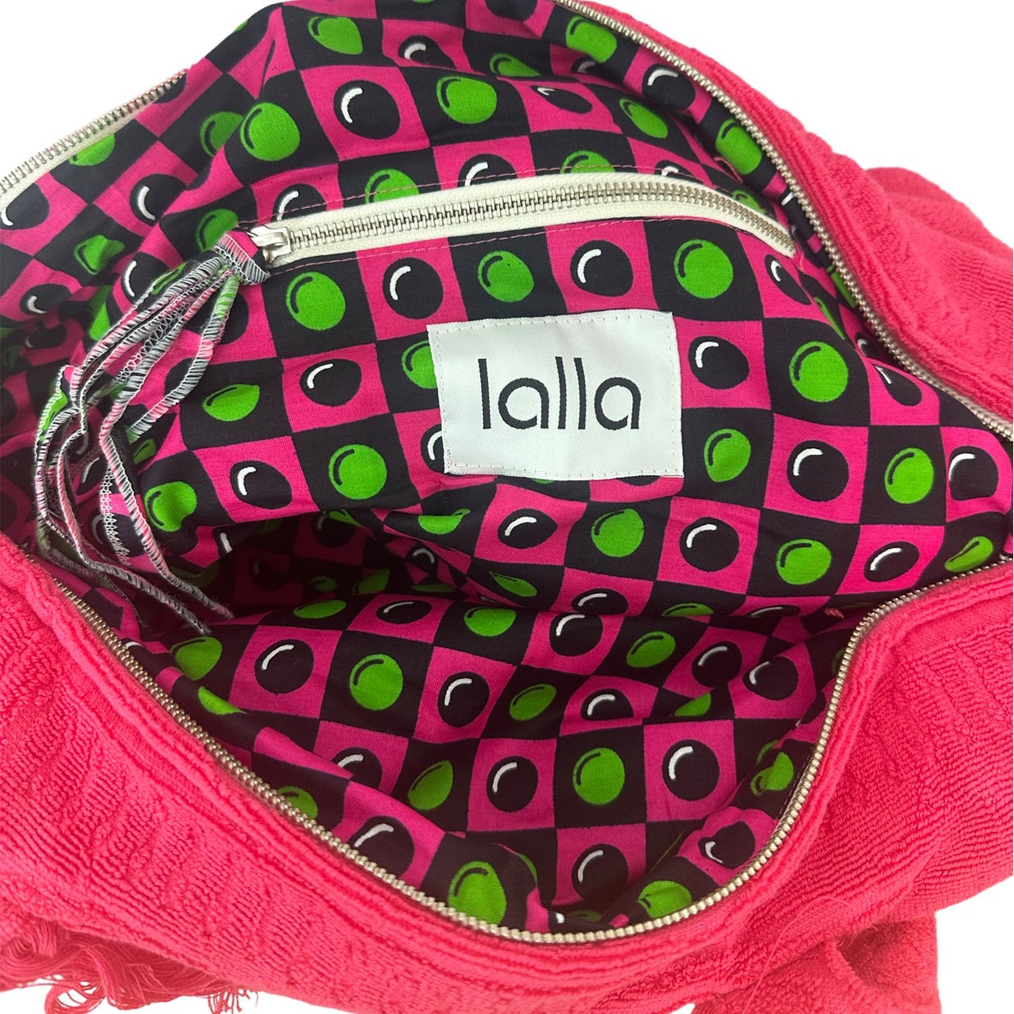 Lalla Marrakech Frottee Tasche Pink - KNOCKNOK Fashion