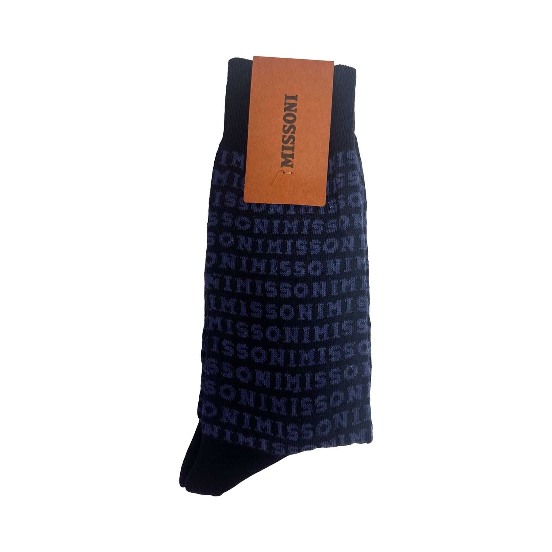 Missoni Herren Socken Dunkelblau - KNOCKNOK Fashion
