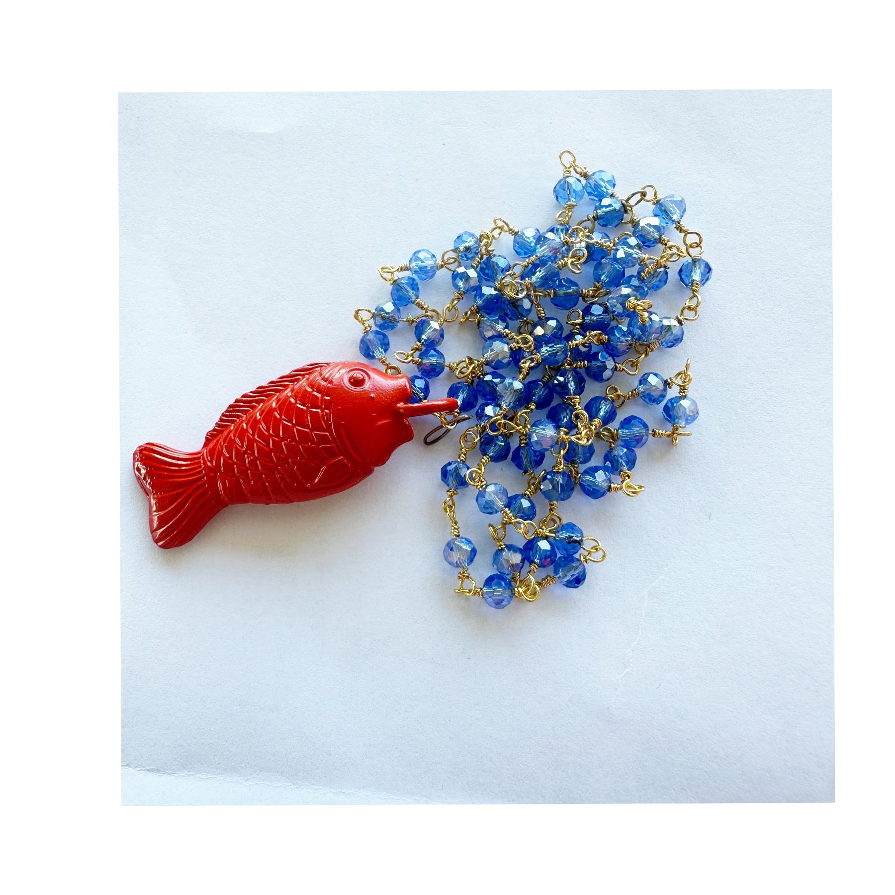 Place du Soleil Fisch Halskette - KNOCKNOK Fashion