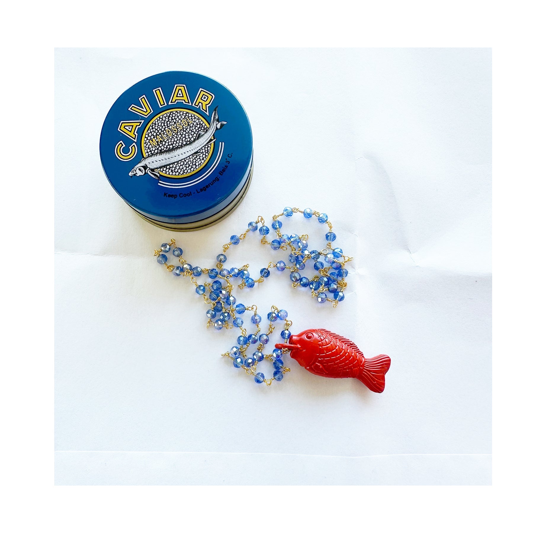 Place du Soleil Fisch Halskette - KNOCKNOK Fashion