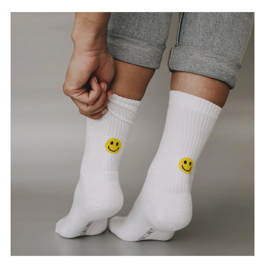 Smiley Socken Eulenschnitt - KNOCKNOK Fashion