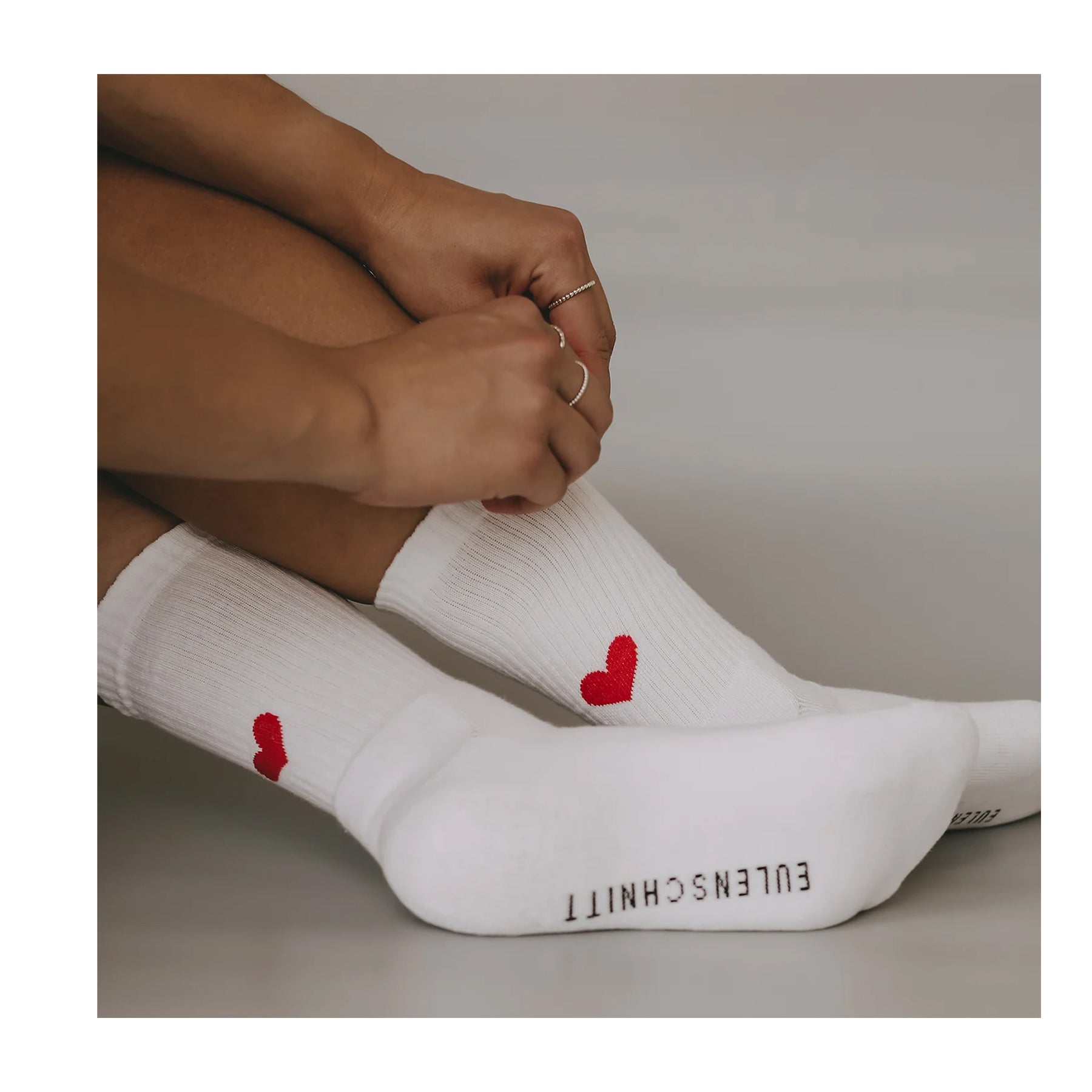 Socken Herz Rot - KNOCKNOK Fashion