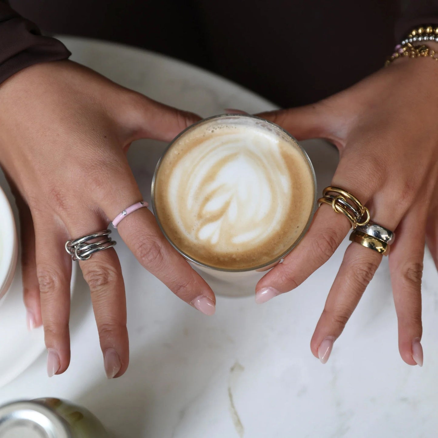 Timi of Sweden Dreifach Ring Edelstahl Silber Rhodiniert – Modern & Stackable - KNOCKNOK Fashion
