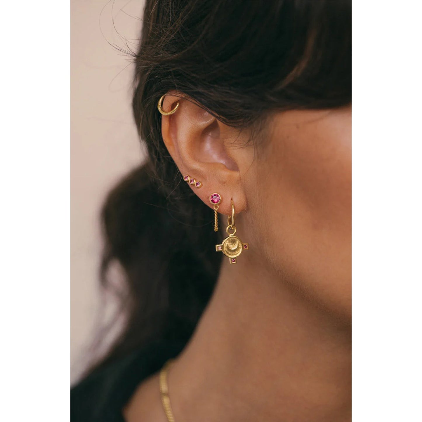 Wildthings Collectables Ohrstecker Red Sun - KNOCKNOK Fashion