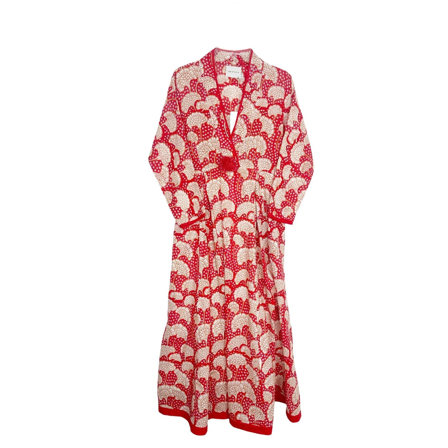 Zen Ethic Kleid Rot - KNOCKNOK Fashion