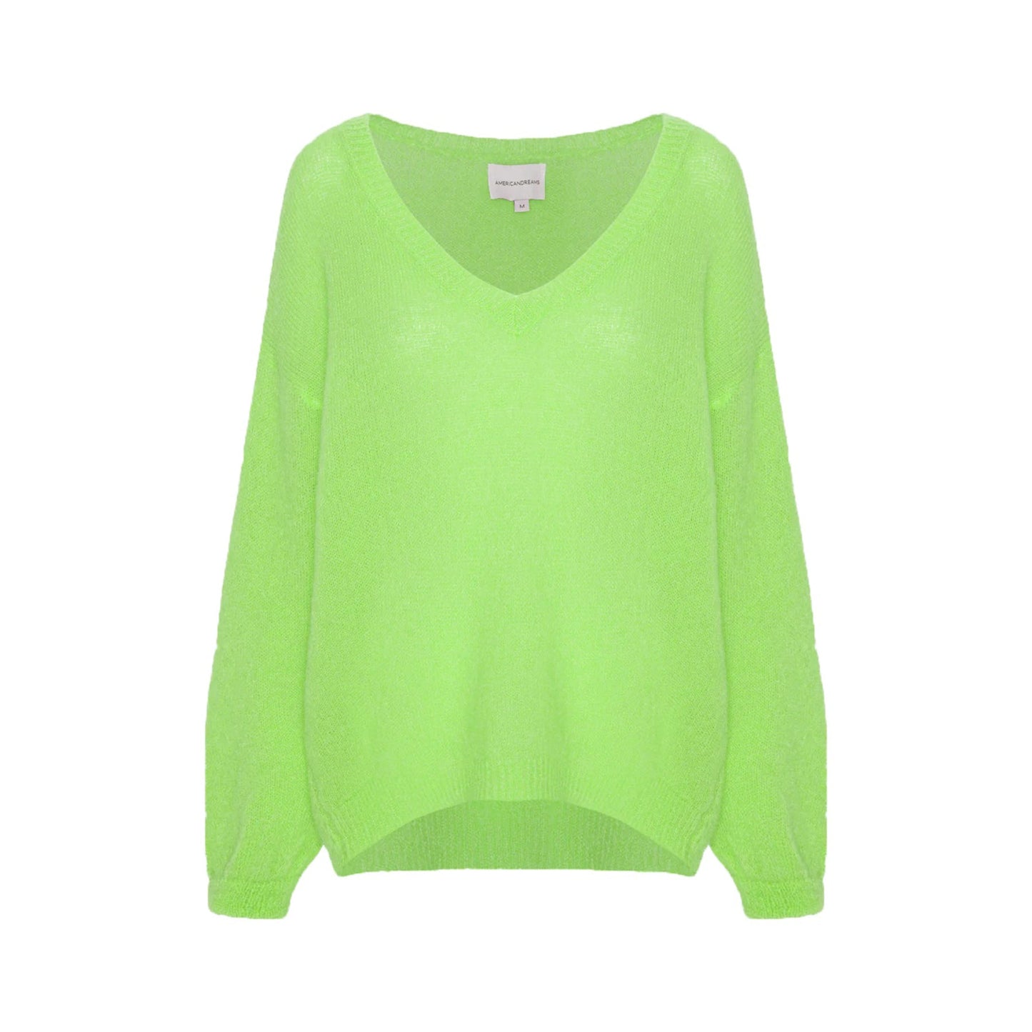 Americandreams Pullover Love Lime - KNOCKNOK Fashion