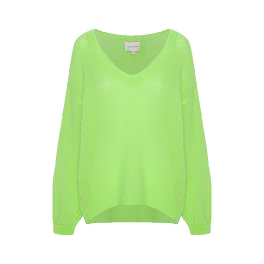Americandreams Pullover Love Lime - KNOCKNOK Fashion