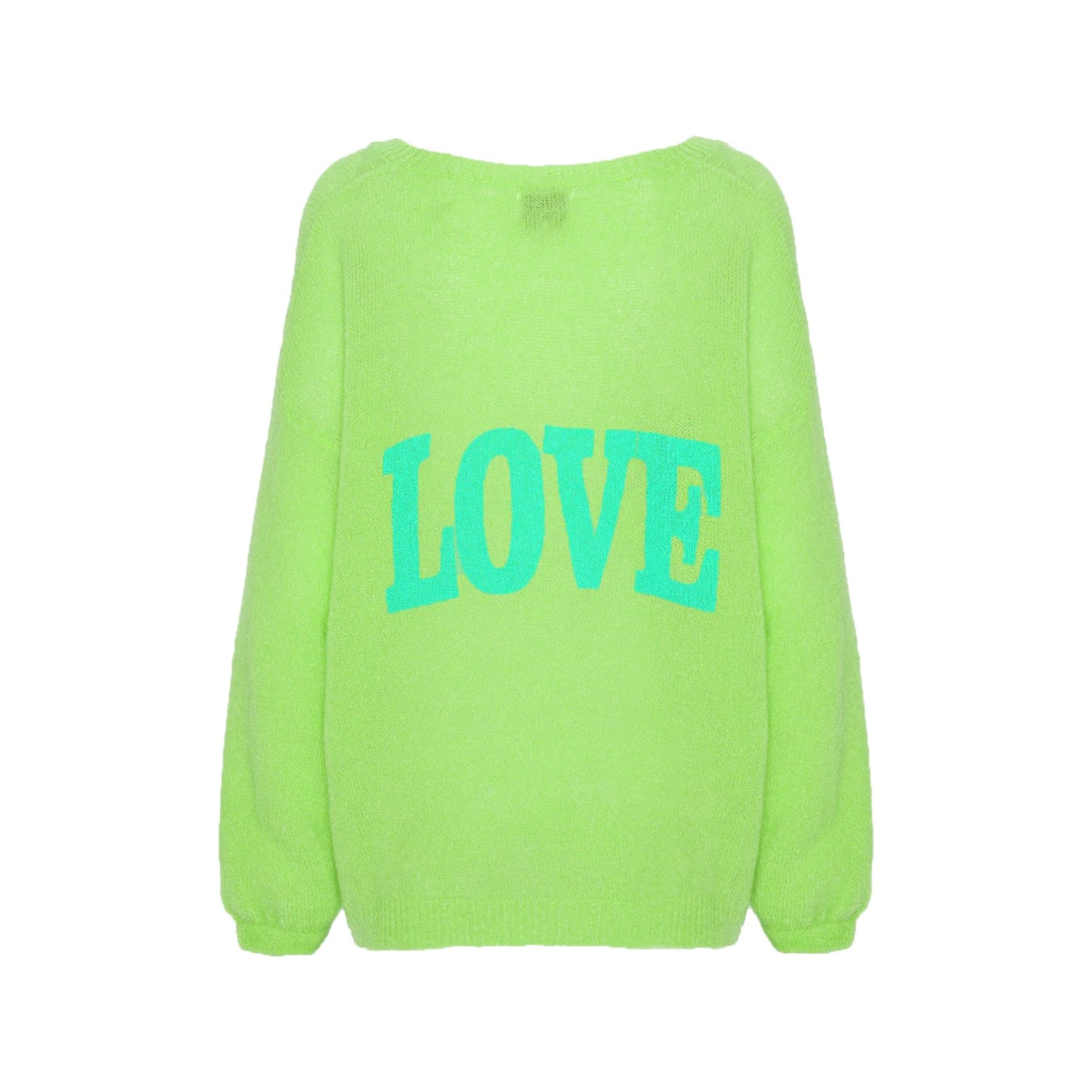 Americandreams Pullover Love Lime - KNOCKNOK Fashion