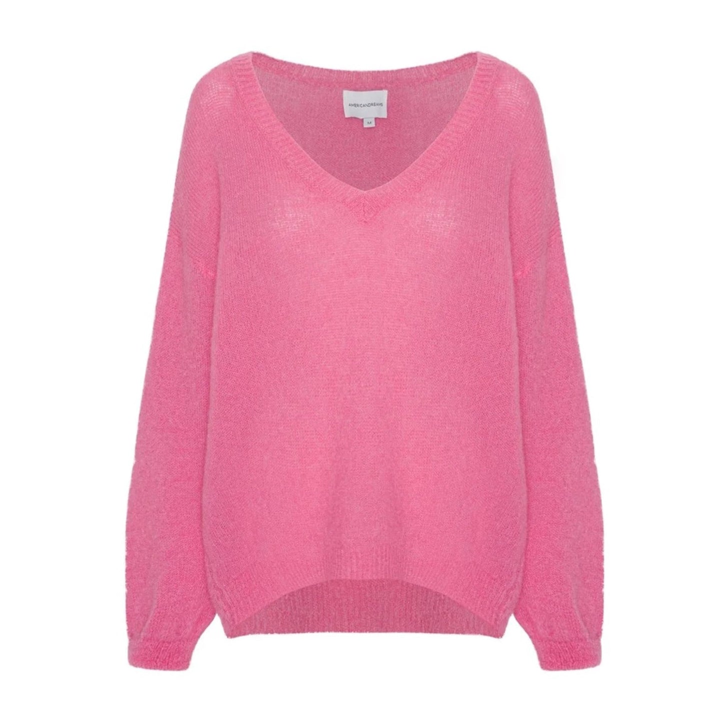 Americandreams Pullover Love Pink Yellow - KNOCKNOK Fashion