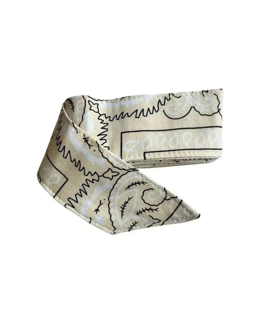 Bandana Bindegürtel creme Knocknok