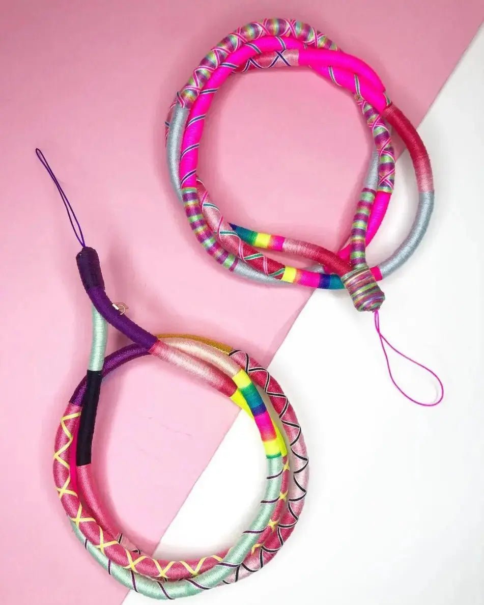 Getakelte Handykette Neon Knocknok