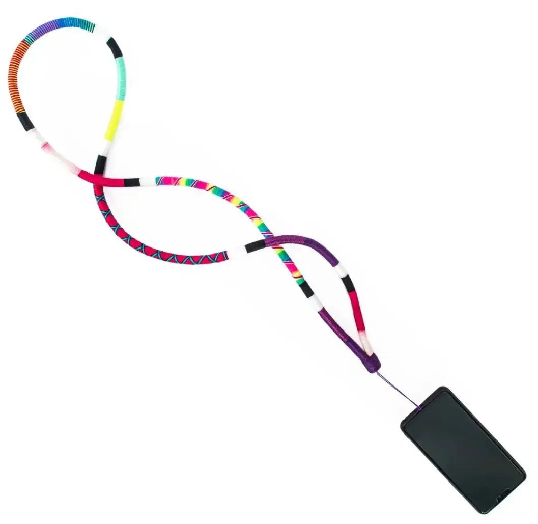 Getakelte Handykette Neon Knocknok