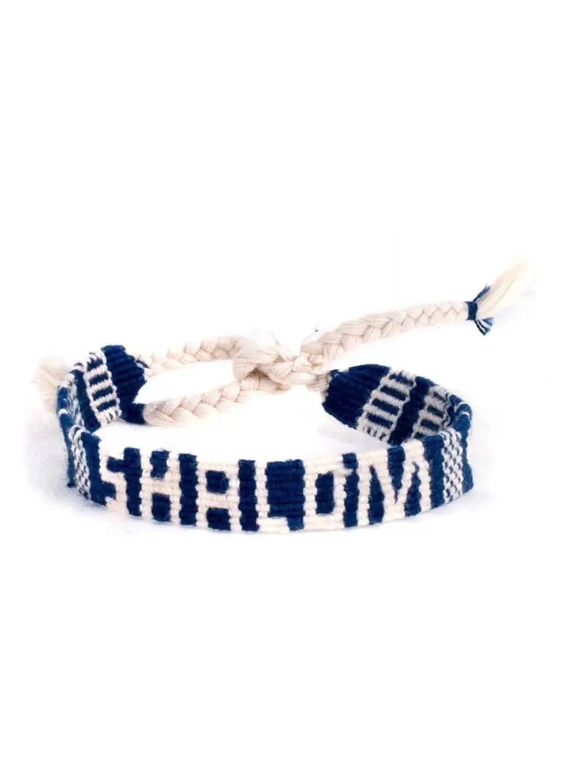 Gewebtes Shalom Armband Knocknok
