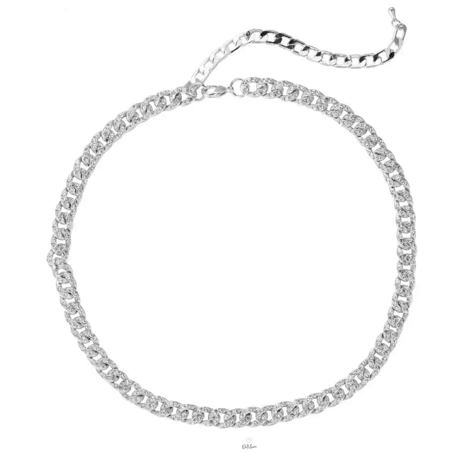 Halskette mit Zirkonia Steinen Knocknok