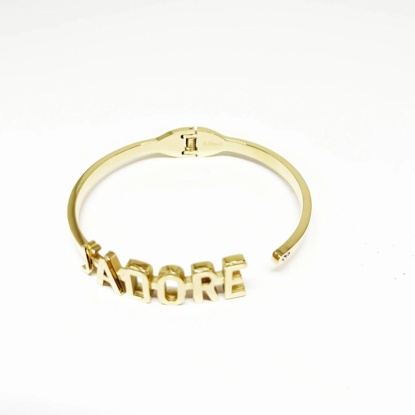 Jadore Armreif aus Edelstahl Gold Knocknok