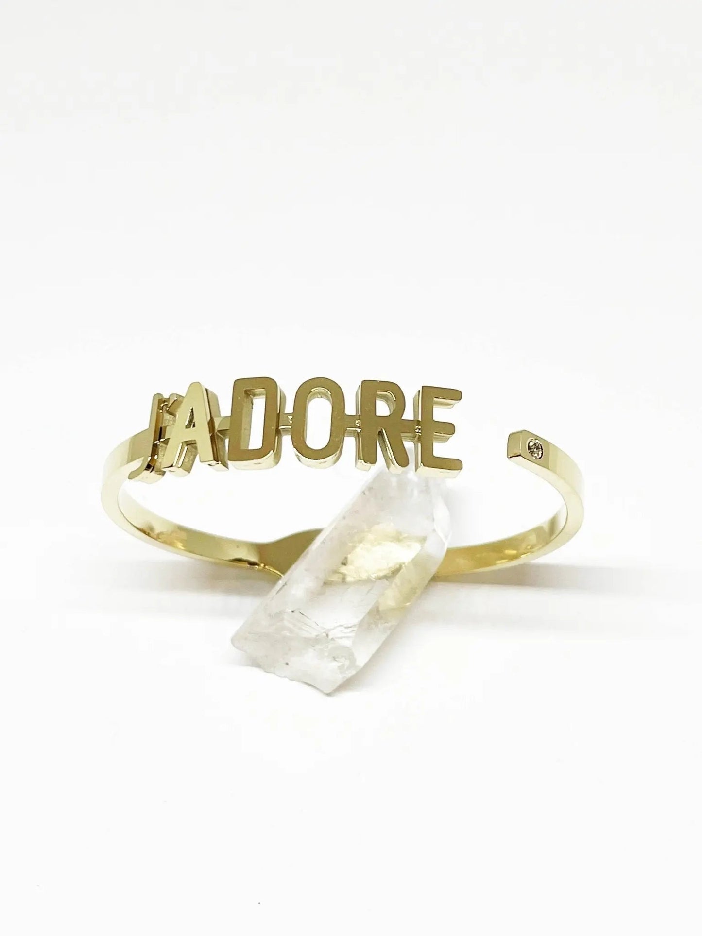 Jadore Armreif aus Edelstahl Gold Knocknok