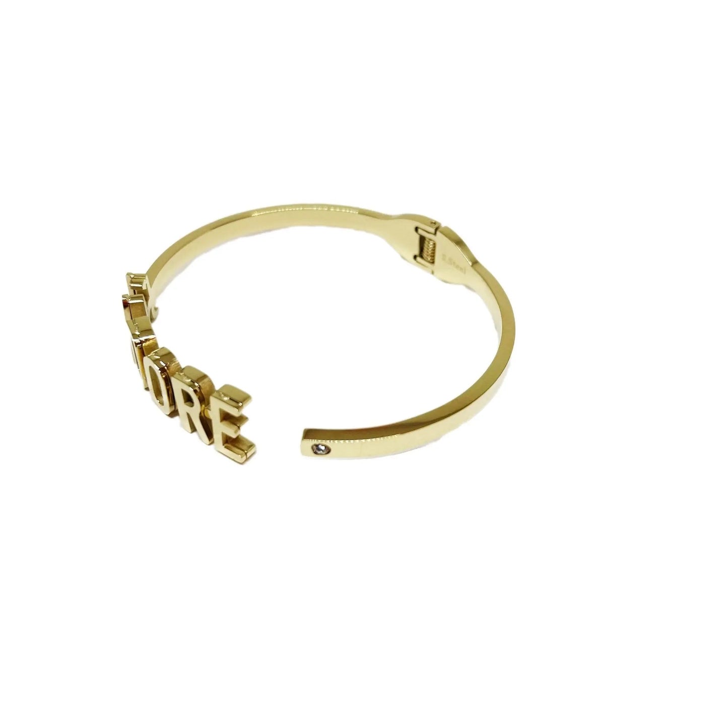 Jadore Armreif aus Edelstahl Gold Knocknok
