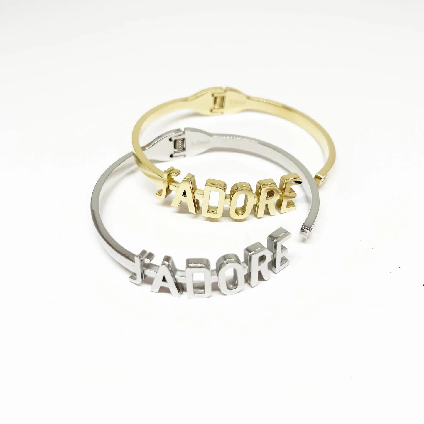 Jadore Armreif aus Edelstahl Gold Knocknok