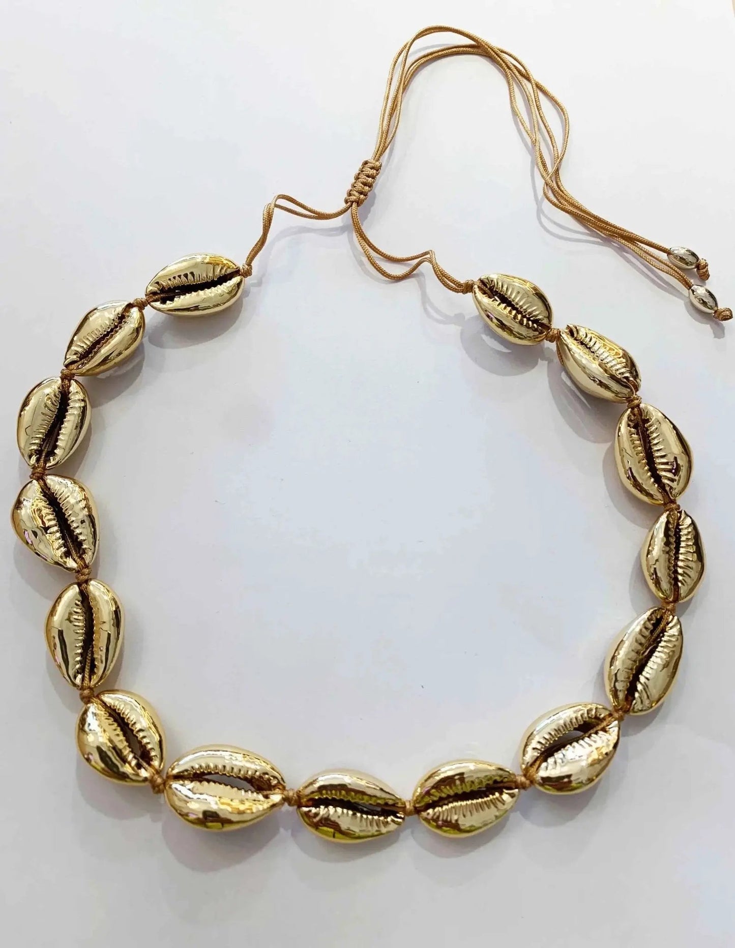 Muschel Halskette Goldene Kauri Muscheln Knocknok