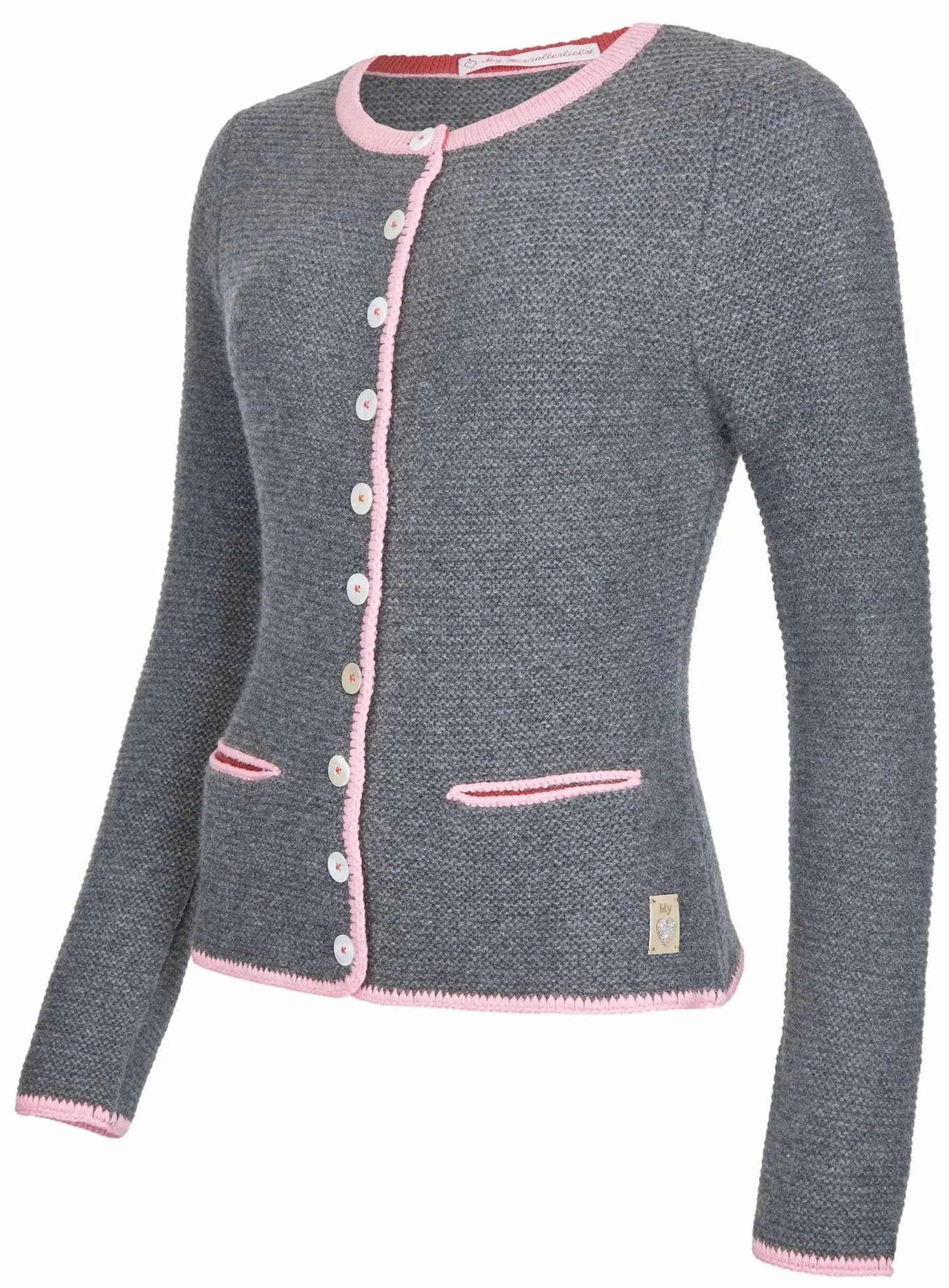 My Herzallerliebst Janker Cardigan Anthrazit My Herzallerliebst