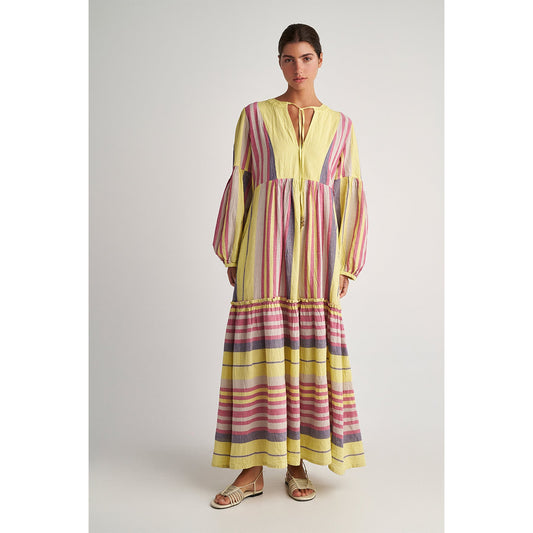 Pearl & Caviar Maxikleid Sorbet Stripes - KNOCKNOK Fashion