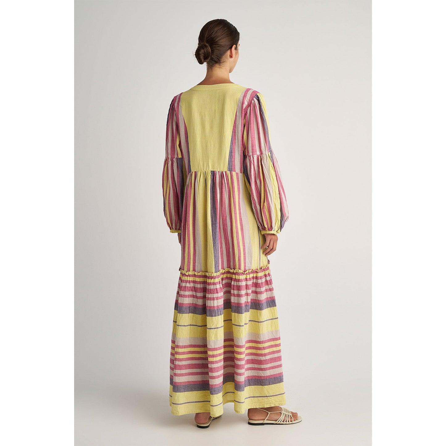 Pearl & Caviar Maxikleid Sorbet Stripes - KNOCKNOK Fashion