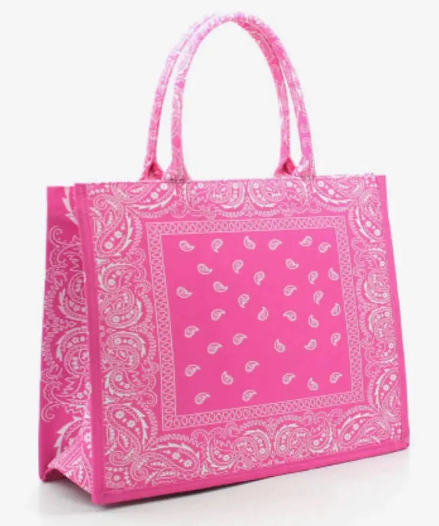 Pinker Bandana Paisley Shopper Knocknok