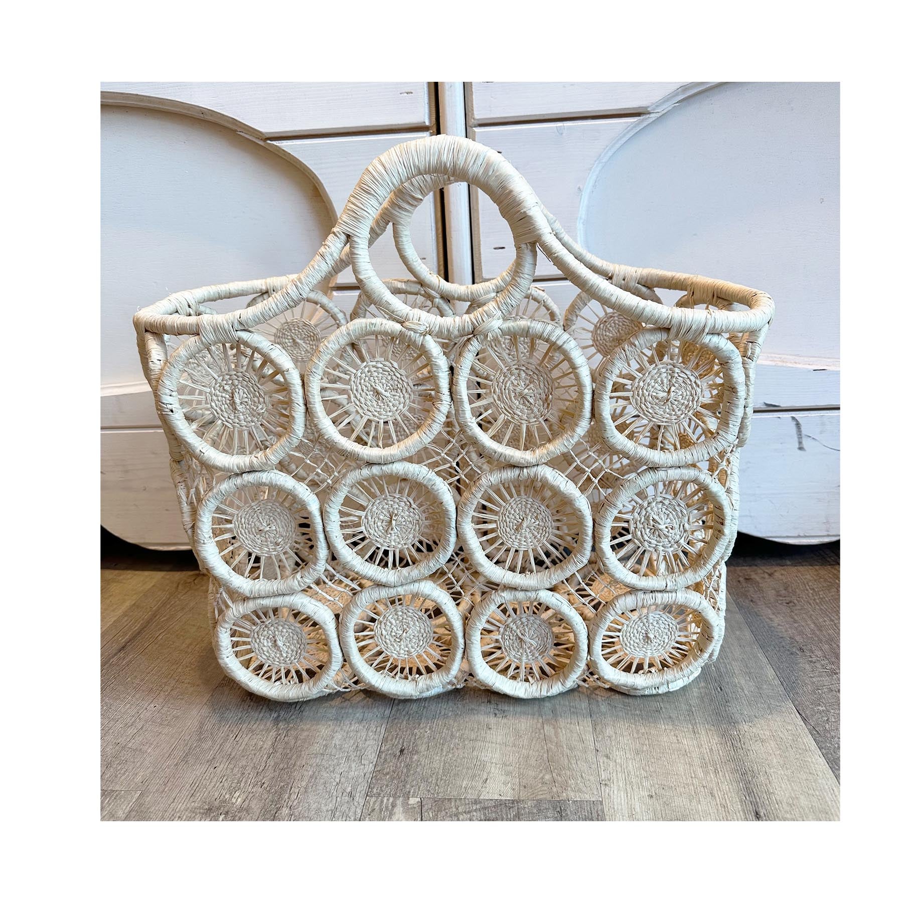 Raffia Korb Tasche - KNOCKNOK Fashion