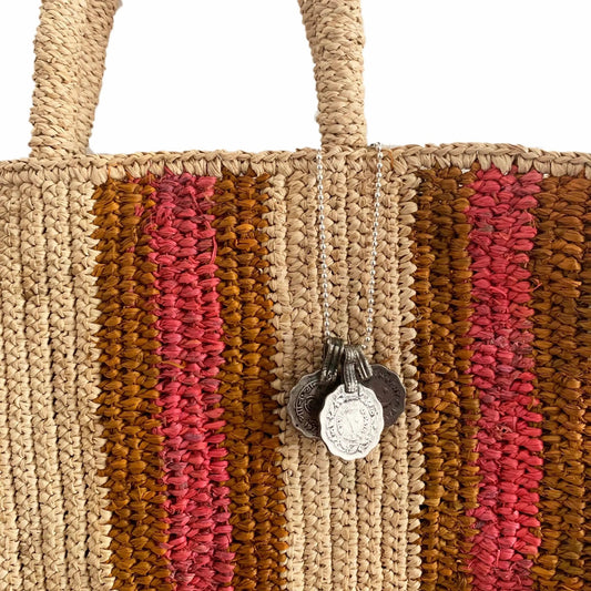 Raffia Shopper aus Madagaskar Knocknok