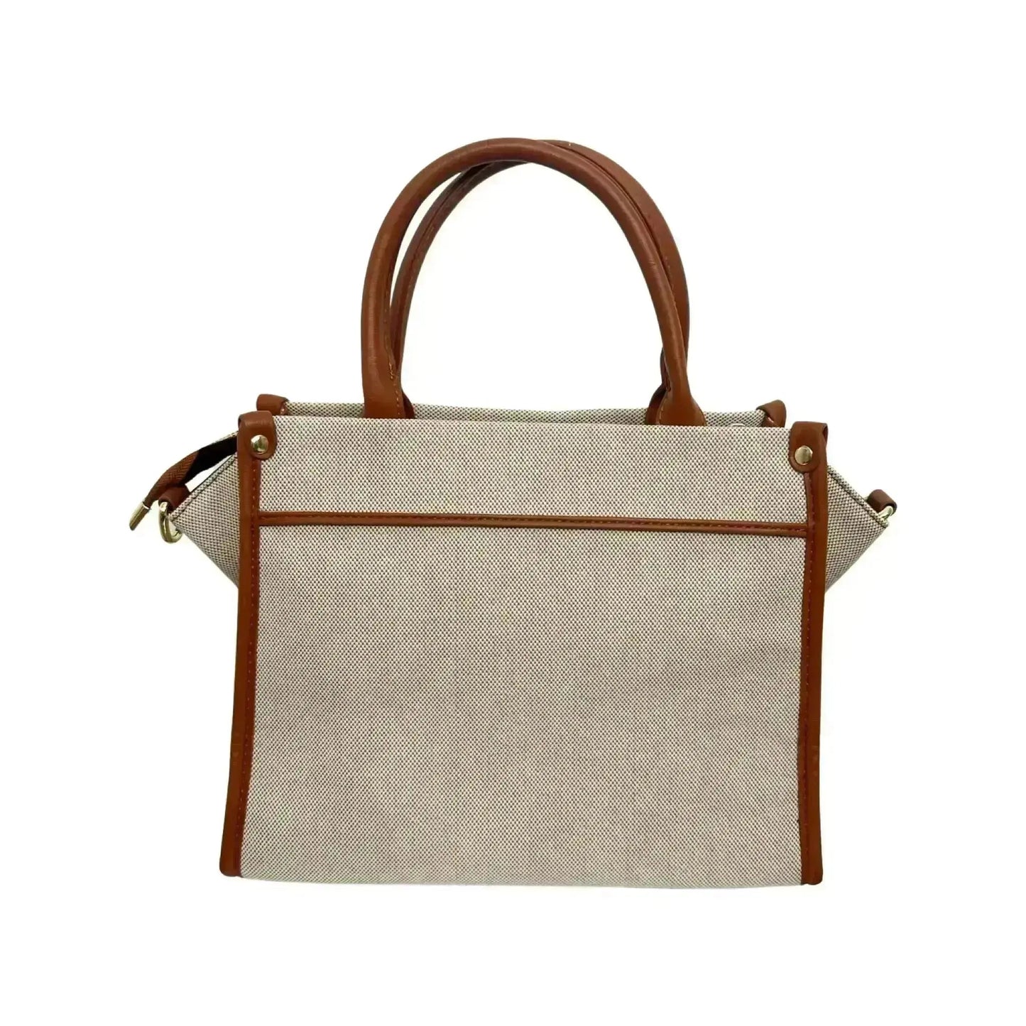 Rive Gauche Tasche Ecru Braun - KNOCKNOK Fashion