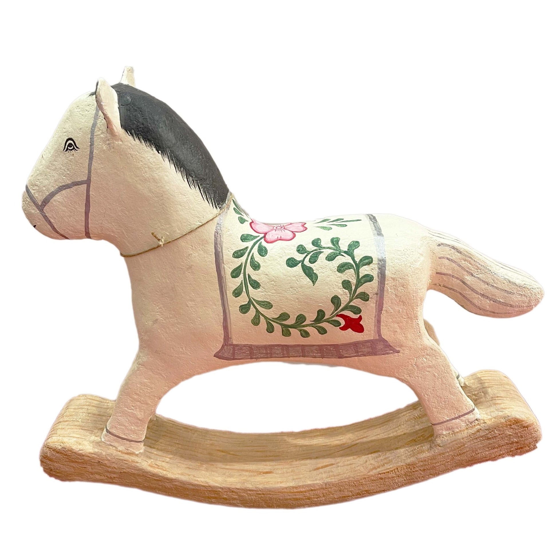 Schaukelpferd Hand bemalt KNOCKNOK Fashion