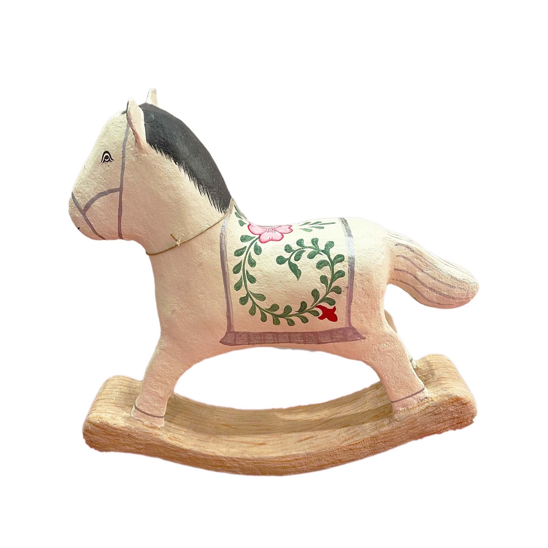 Schaukelpferd Hand bemalt KNOCKNOK Fashion