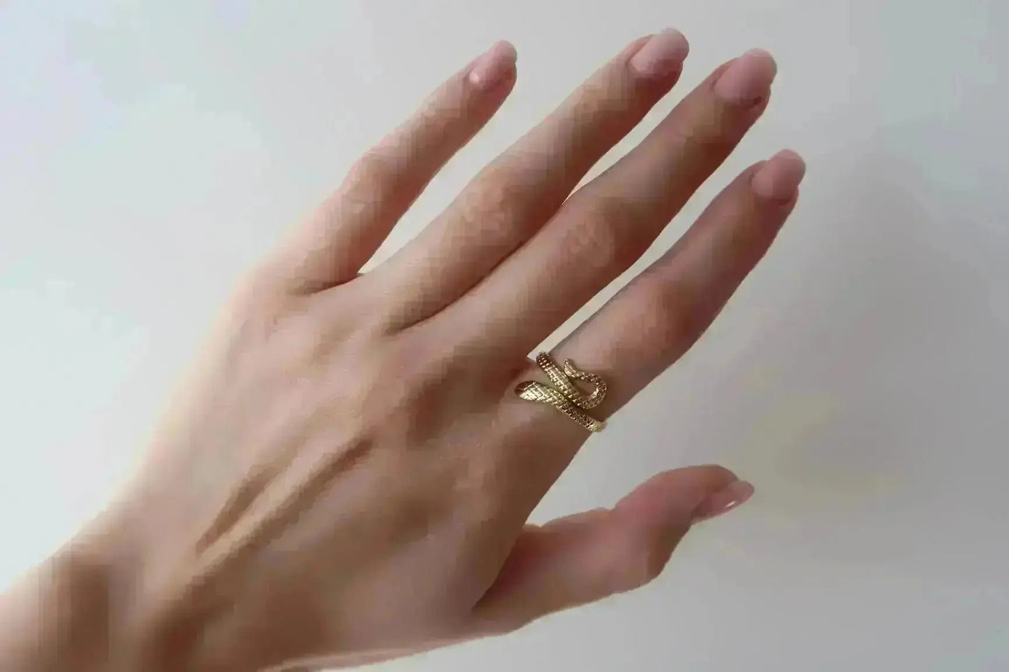 Schlangen Ring aus Edelstahl - KNOCKNOK Fashion