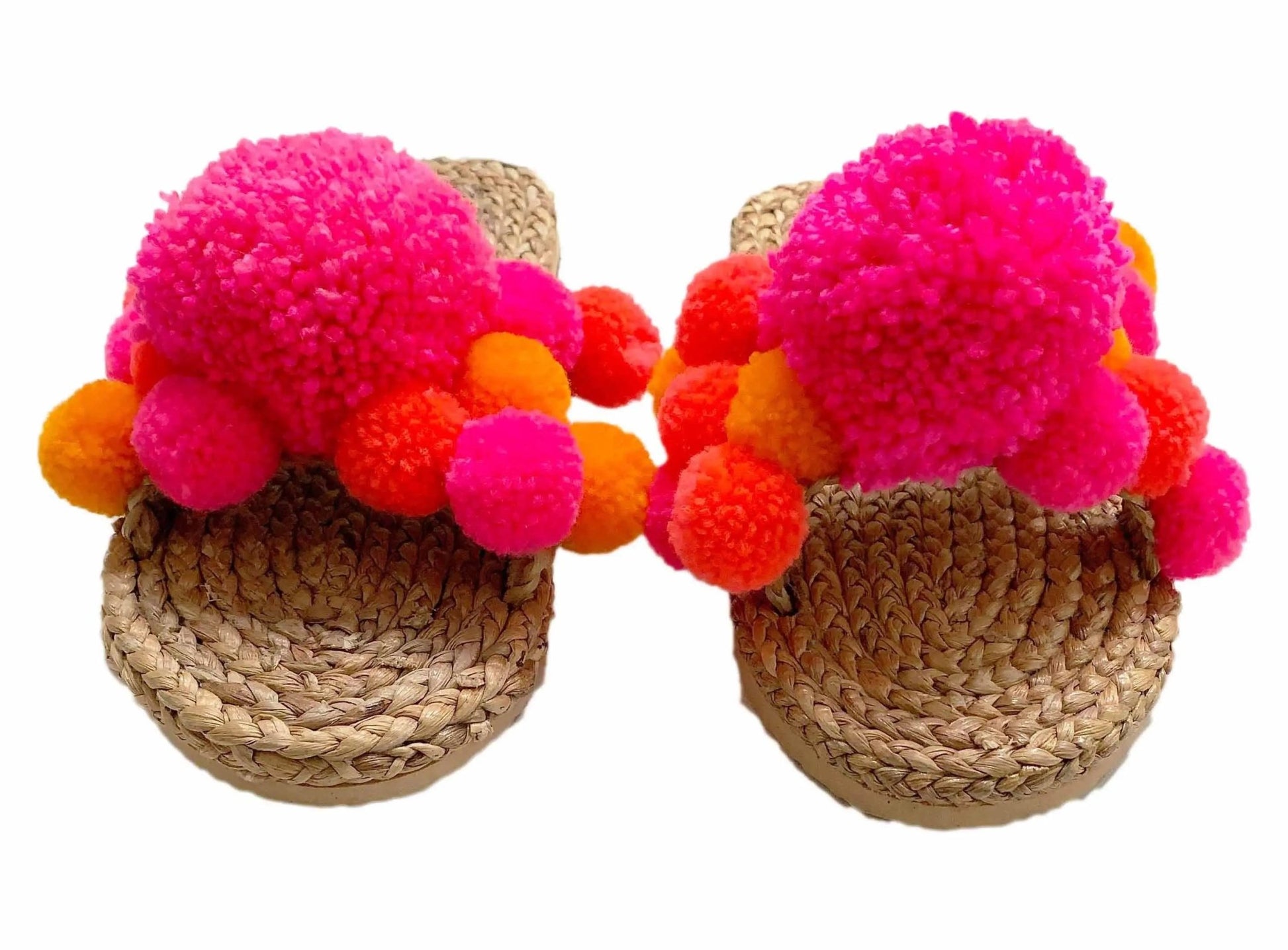 Seegras Slipper Neon Pom Pom Knocknok