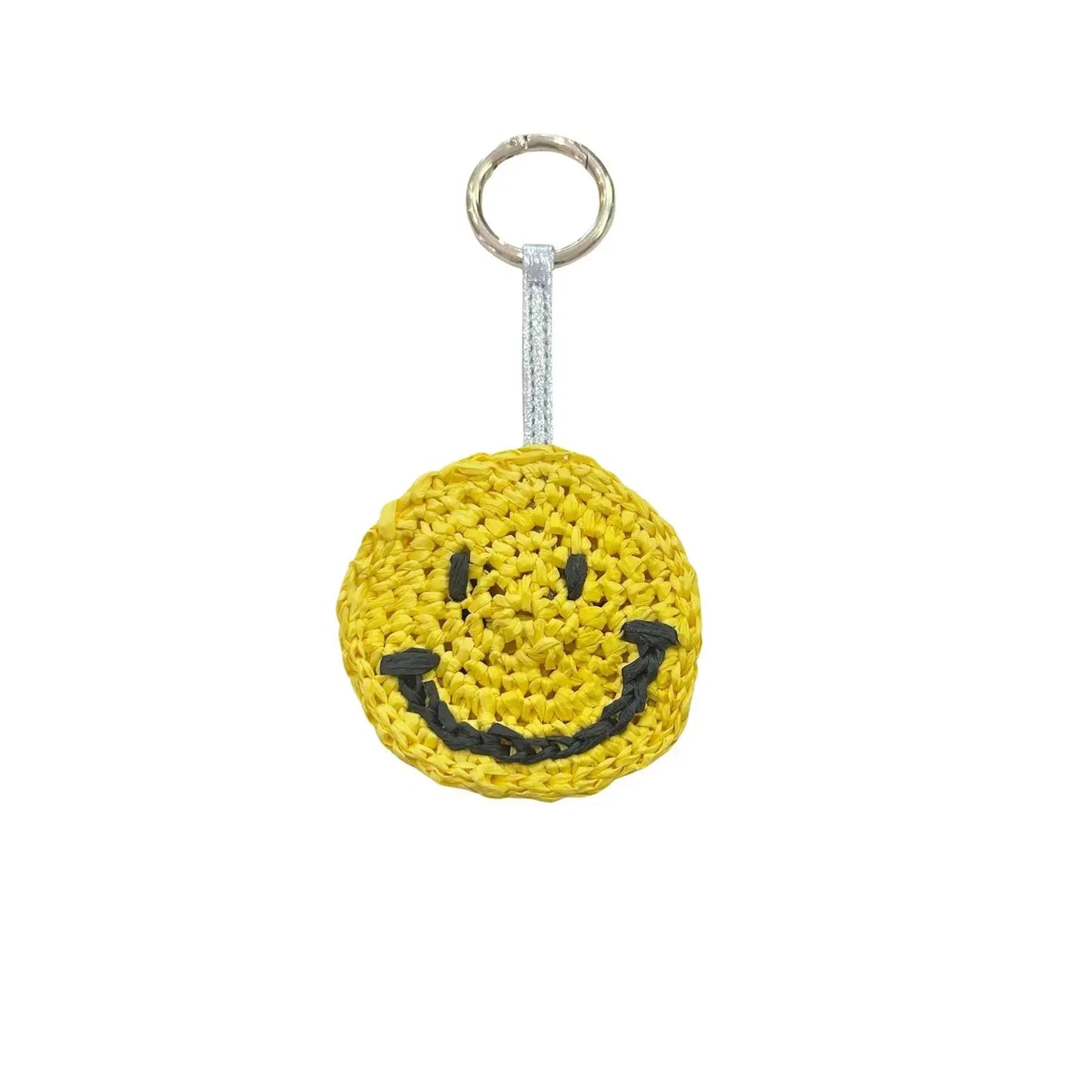 Smiley Raffia Anhänger - KNOCKNOK Fashion