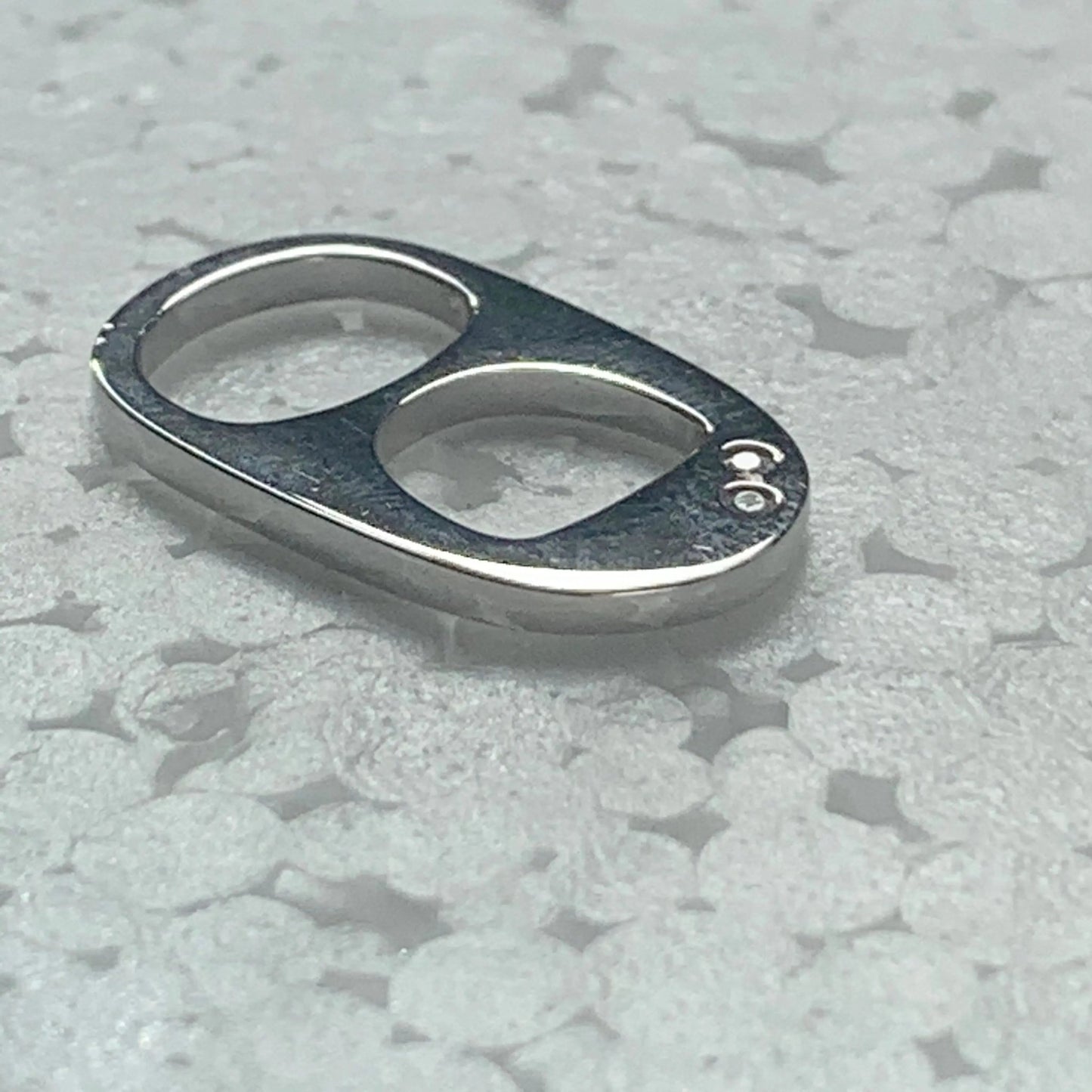 Soda Tab Verschluß Anhänger Sterlingsilber Knocknok