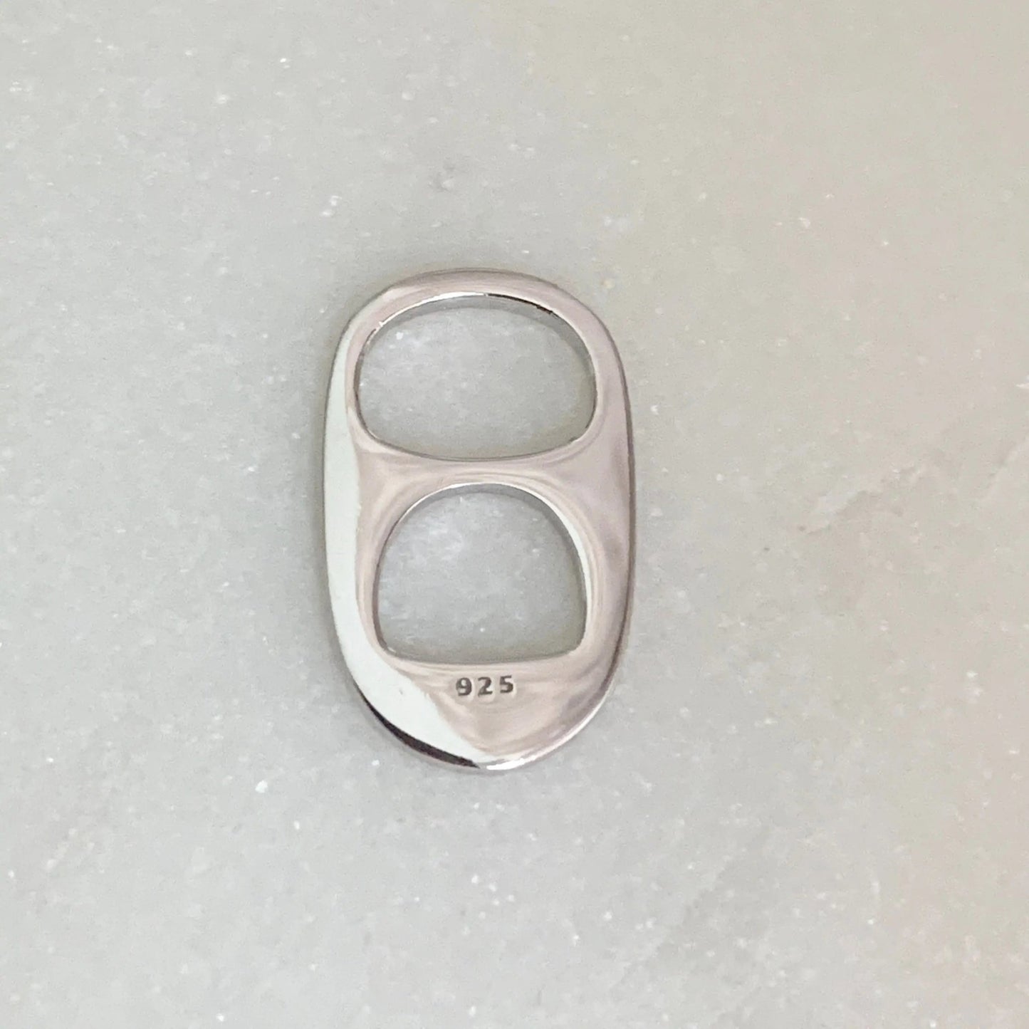 Soda Tab Verschluß Anhänger Sterlingsilber Knocknok