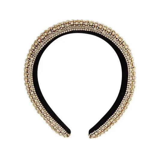 Strass Haarreif Gold KNOCKNOK Fashion