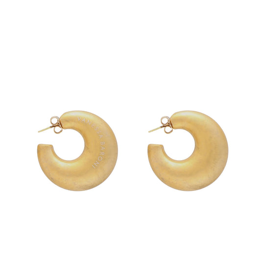 Vanessa Baroni Ohrringe Moon Gold Vintage - KNOCKNOK Fashion