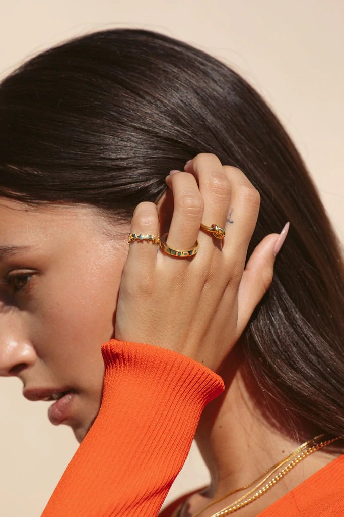 Wildthings Knoten Ring Vergoldet Wildthings Collectables