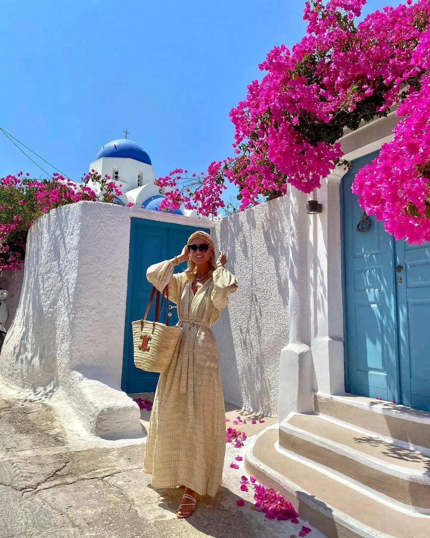 Yiorgos Koulasidis Maxikleid Raffia Beige - KNOCKNOK Fashion