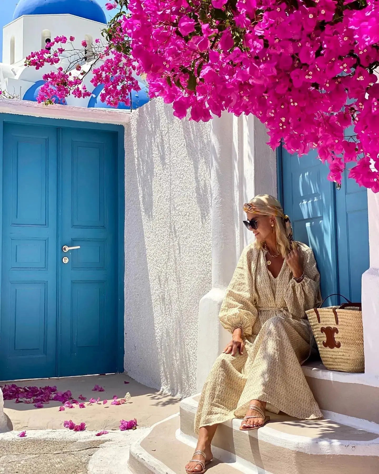 Yiorgos Koulasidis Maxikleid Raffia Beige - KNOCKNOK Fashion