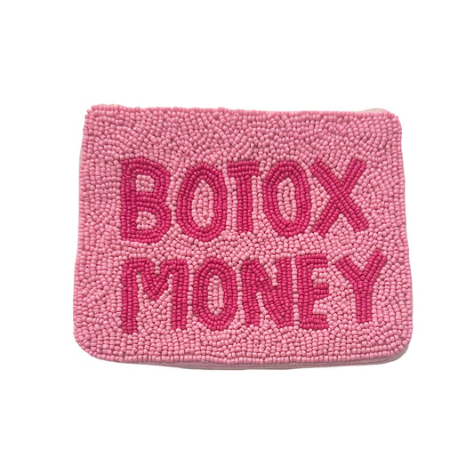 Botox Money Geldbeutel Pink – Perlen Portemonnaie