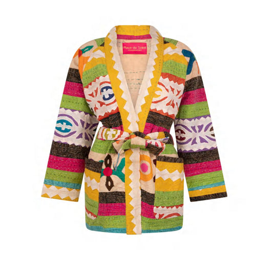 Place du Soleil Vintage Kimono Jacke Knocknok