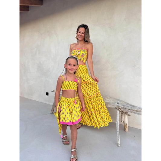 Place du Soleil Kinder Rock und Bandeau Top - jetzt online bestellen bei KNOCKNOK Fashion