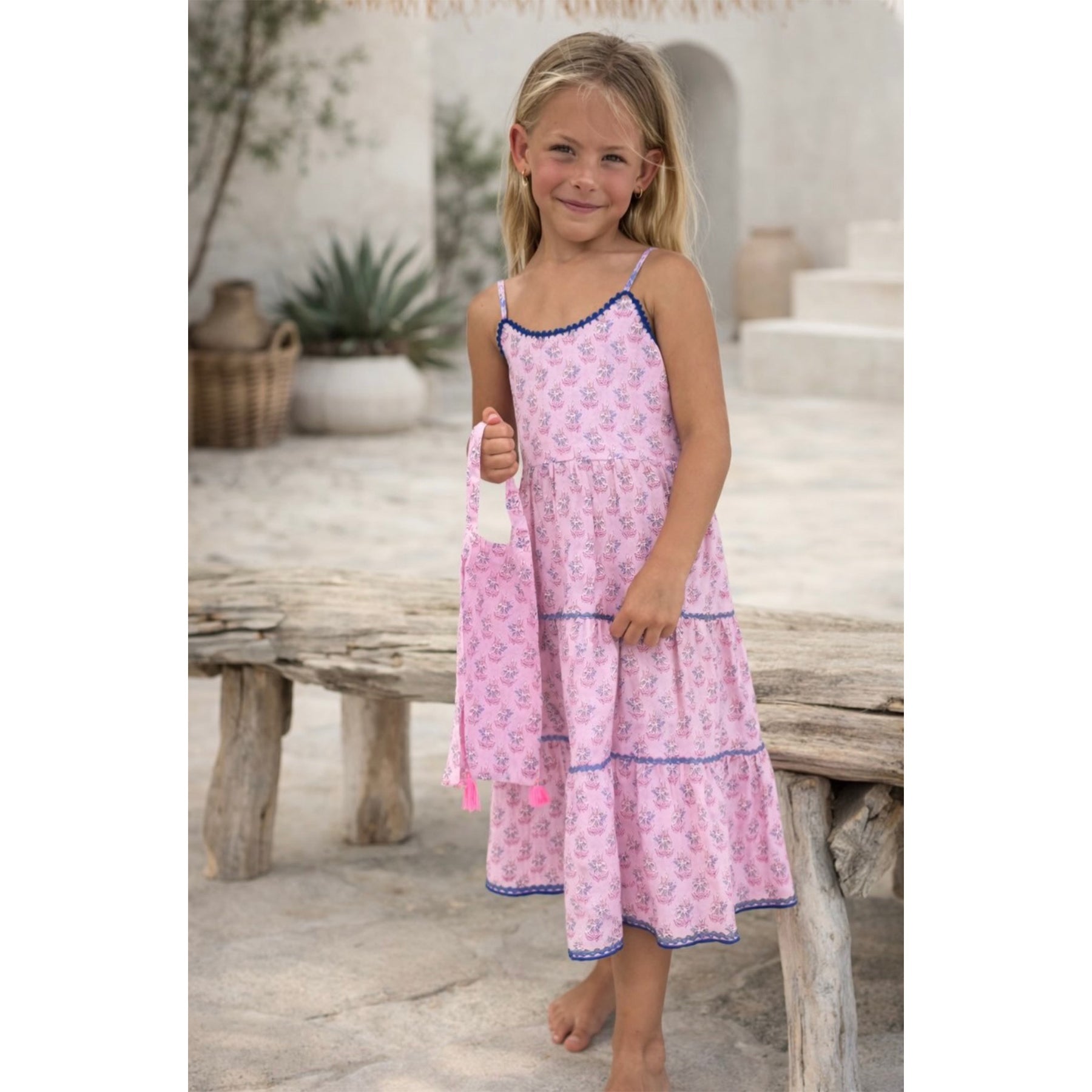 Place du Soleil Kinderkleid Blümchen - KNOCKNOK Fashion