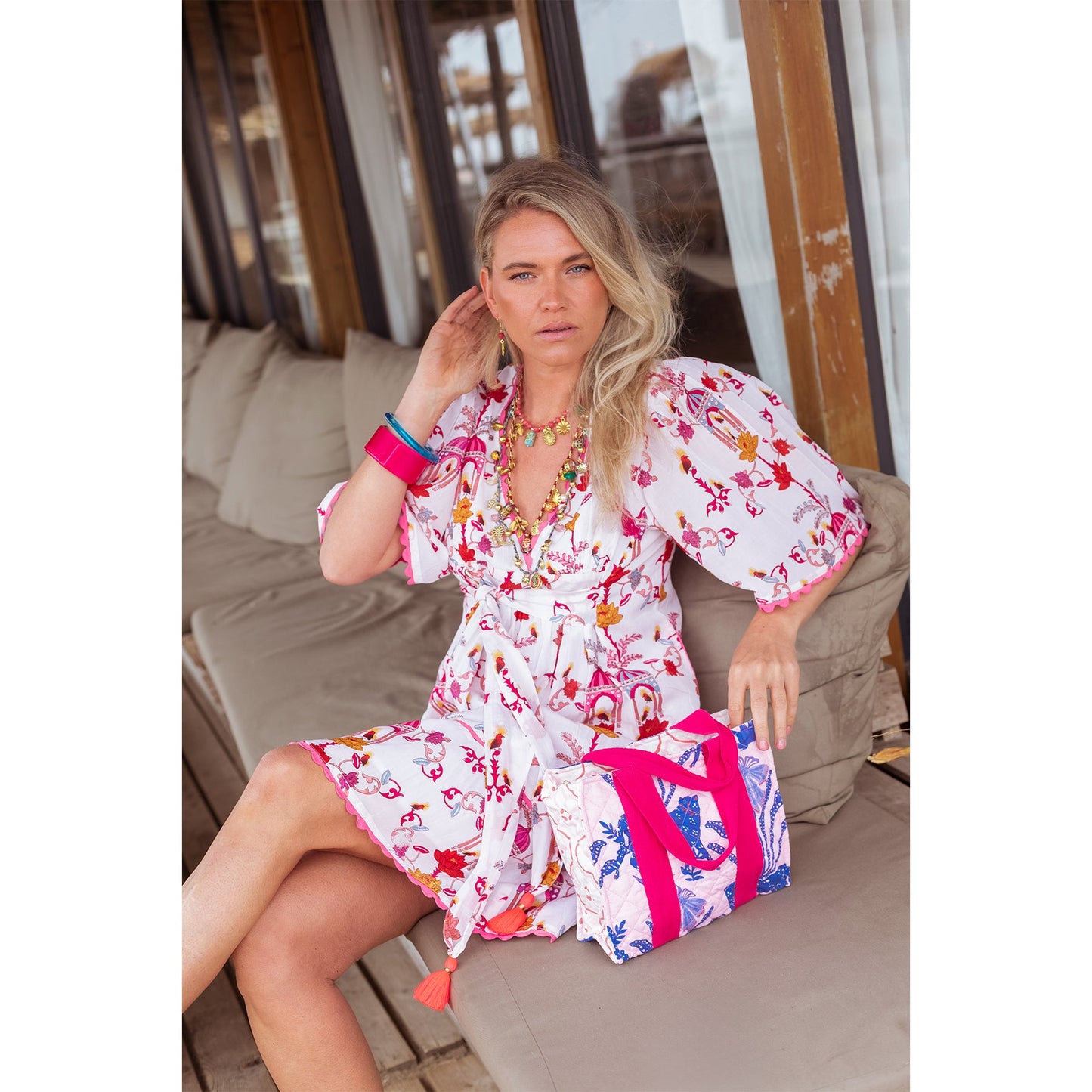 Place du Soleil Kleid Birdhouse - KNOCKNOK Fashion